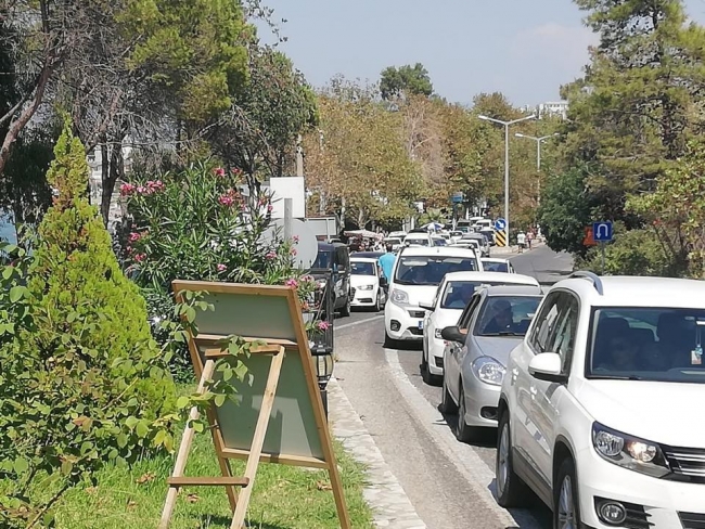 Kuşadası'ndaki milli park bayramda ziyaretçi rekoru kırdı